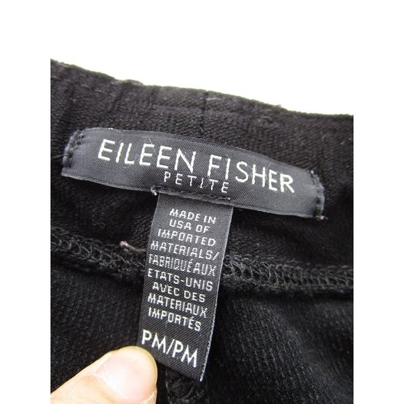 Eileen Fisher Pants Medium Petites Leggings Cropped Pull On Stretch - Picture 5 of 7